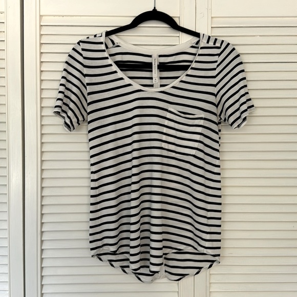 The Group Babaton Striped Tee - Picture 1 of 4